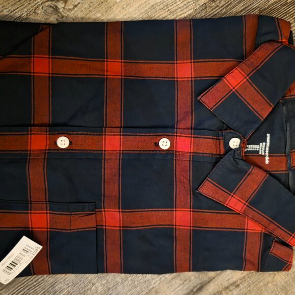 2-Pack NWT Men's Flannel Shirts - Large Plaid Button Down Bundle - Picture 3 of 6